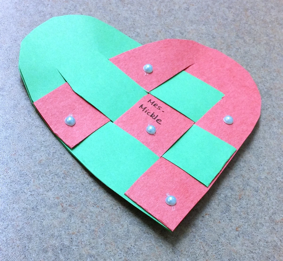 Paper Weaving Heart